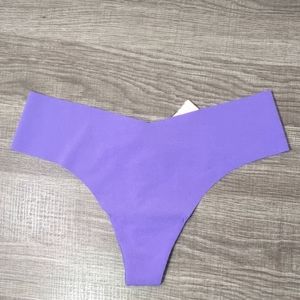 Victoria's Secret NWT Purple Thong Size S